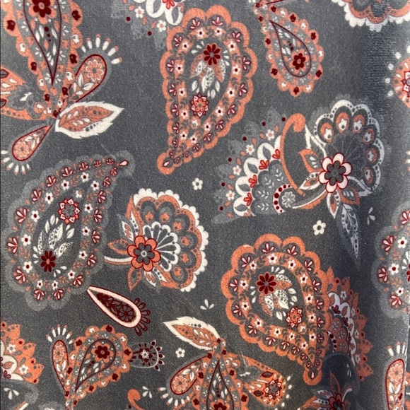 Paisley Velour Sleep Chemise - Picture 2 of 7